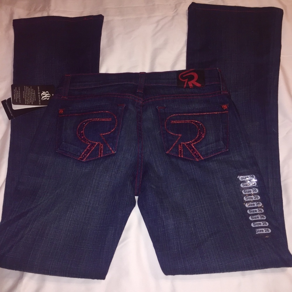 Brand New Rock & Republic Jean  26 Petie .